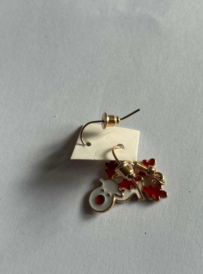 Boucle d'oreille rennes - photo numéro 3