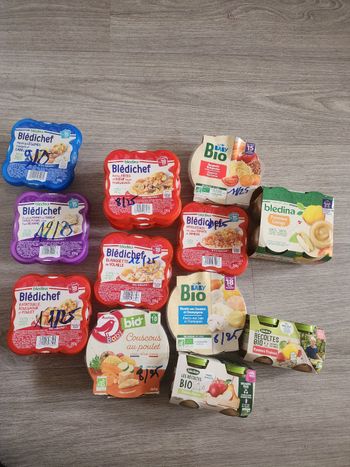 Lot petits pots bébé