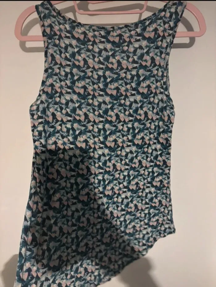 Débardeur imprimé graphique pastel – UpFashion – Taille S - photo numéro 4