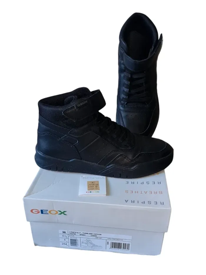 baskets montantes noires GEOX neuves pointure 38 - photo numéro 7