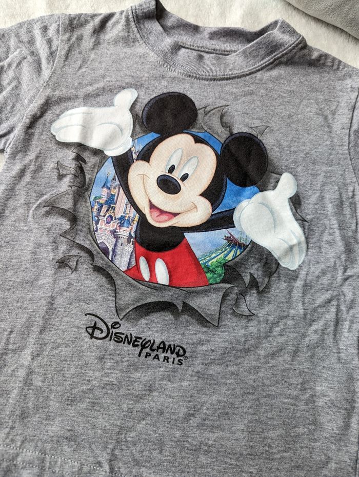 T-shirt manche courte gris Mickey - photo numéro 3