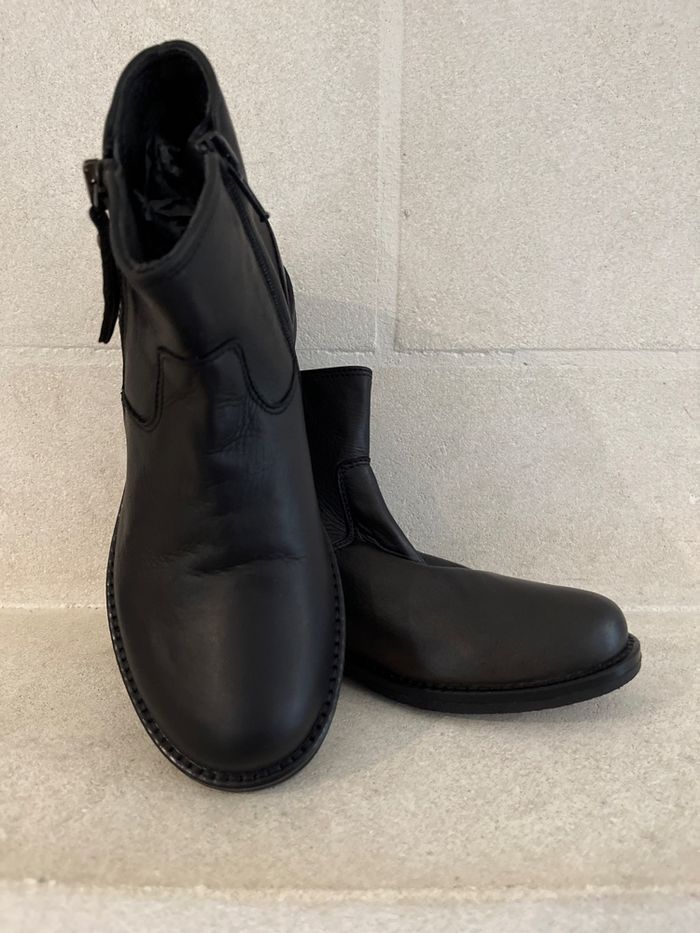 Bottines tout en cuir Reqins neuves