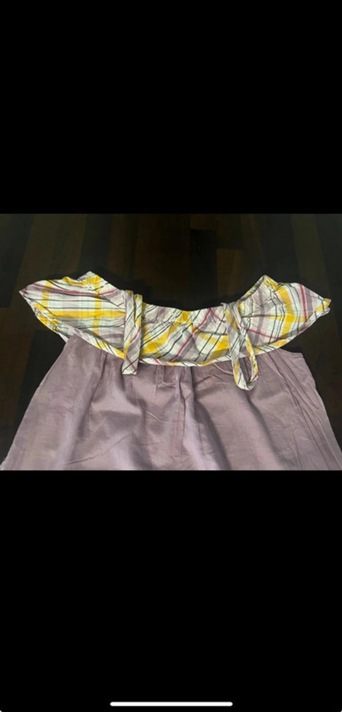Ensemble short petit haut taille 10 ans vertbaudet parfait état 100% coton - photo numéro 3