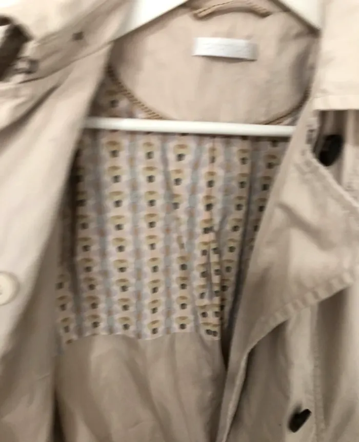 Trench crème avec ceinture Promod taille 38 comme neuf - photo numéro 16