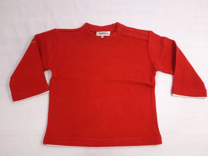 Tee shirt manches longues chaud, 12 mois, ptites canailles