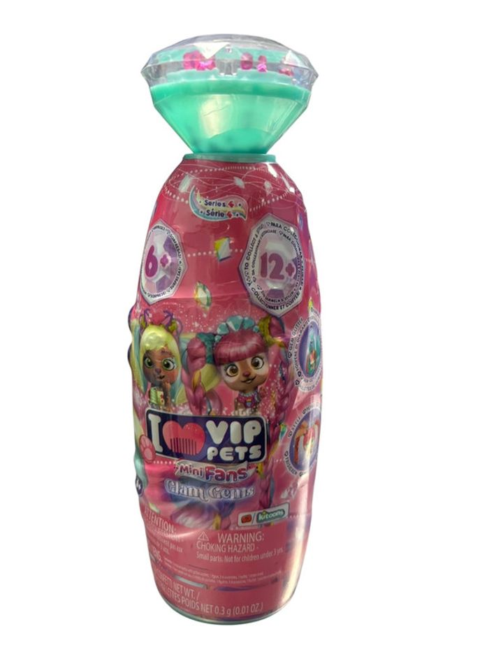 Vip Pets Mini Fans Glam Gems 6 surprises séries 4 IMC Toys neuf