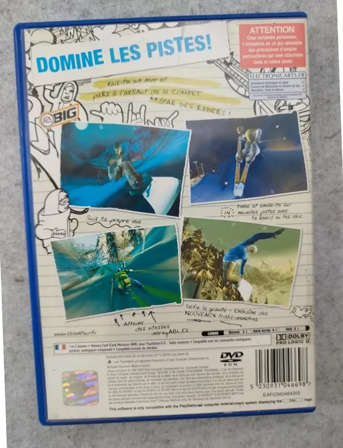 Jeu SSX On Tour PS2 Complet avec boite et notice - photo numéro 3