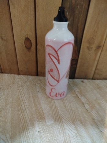 Gourde motif lapin et coeur neuve