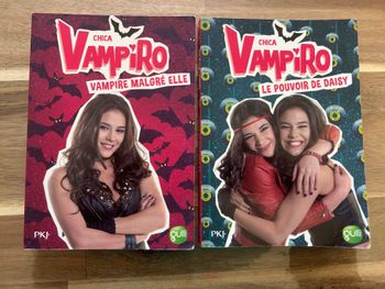 lot de 2 livres chica vampiro gulli numéro 1 et 2 le pouvoir de daisy et vampire malgré elle