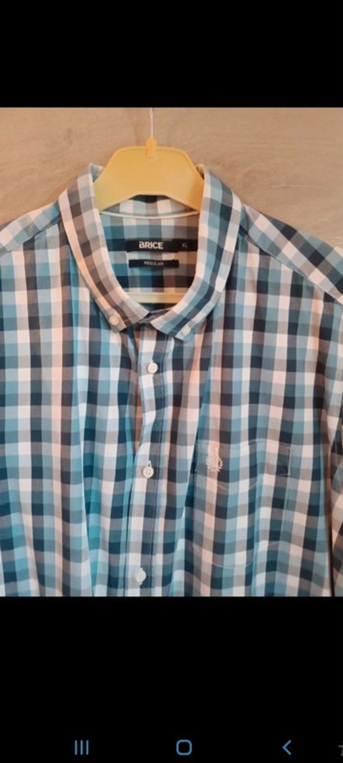 Chemise homme Manches longues Taille XL Marque Brice Neuve - photo numéro 2