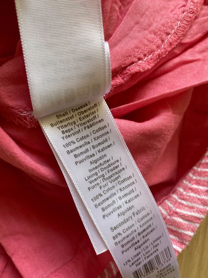 Robe rose coton rayée 5 ans - photo numéro 4