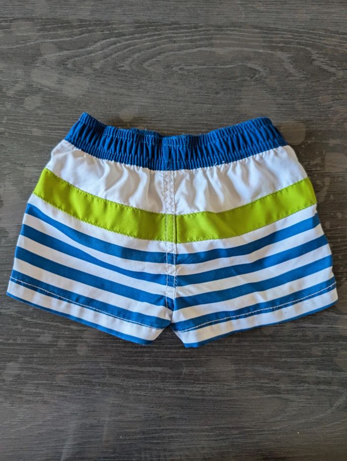 Short de bain plage rayé - photo numéro 2