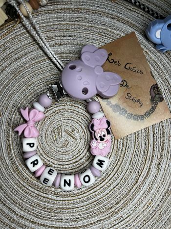 Attache tétine minnie