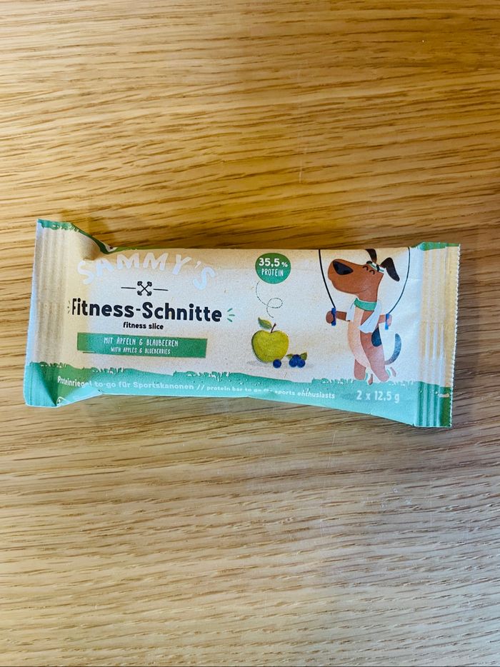 Sammy’s fitness snack pour chien aux pommes et aux myrtilles 20x25g - photo numéro 2
