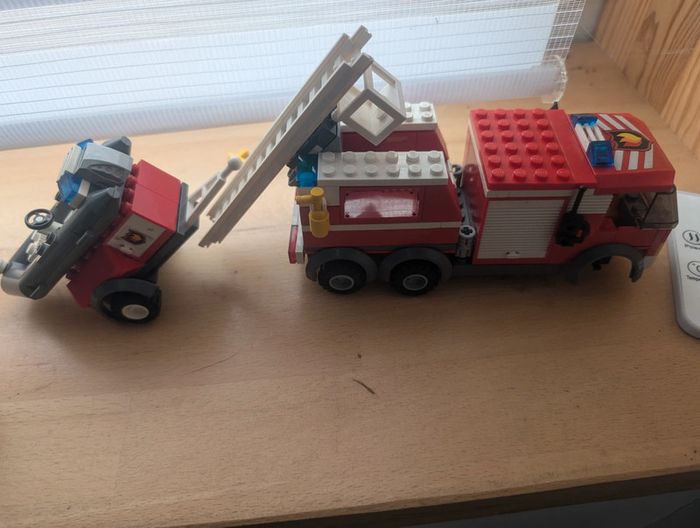 Camion pompier lego 7239