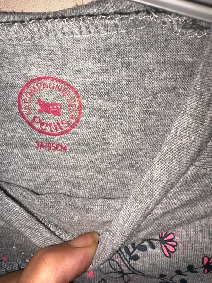 Tee-shirt manches longues – La Compagnie des Petits taille 3 ans - photo numéro 4