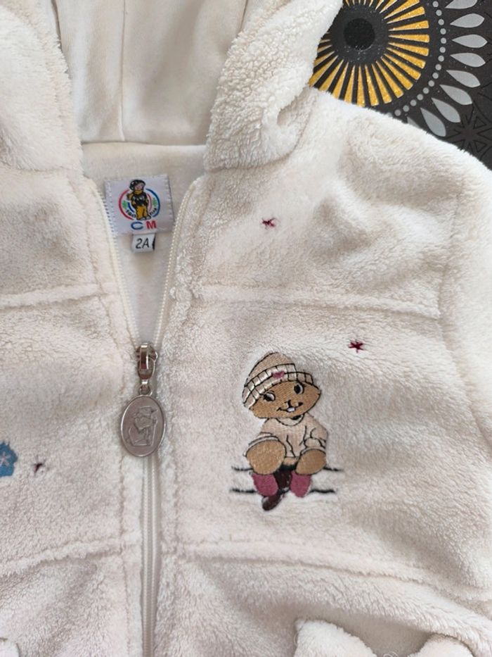 Veste doublée mi-saison taille 2 ans en très bon état - photo numéro 2