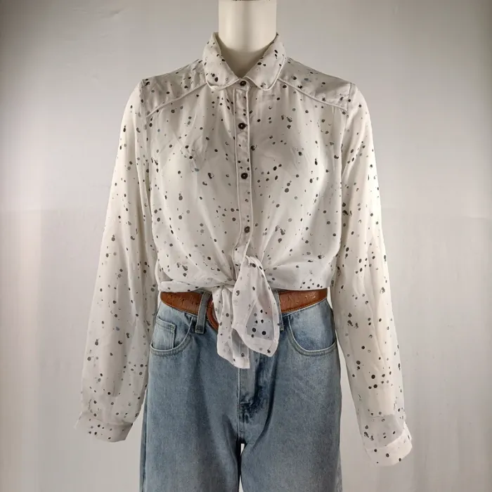 Chemise voile imprimée - Garcia Jeans - Taille S A1258