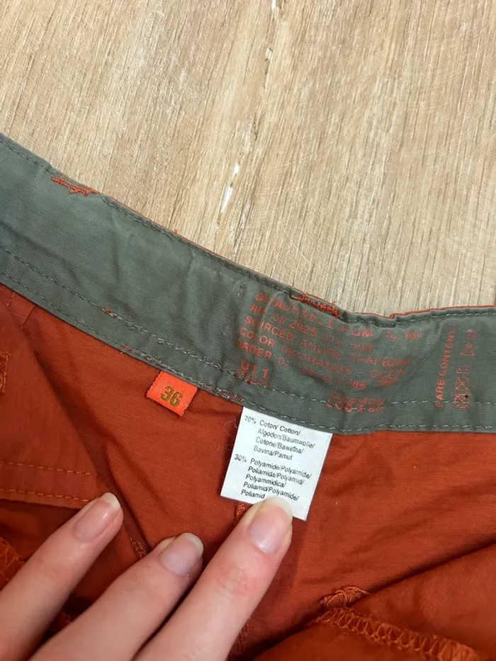 Short orange à poches - photo numéro 2