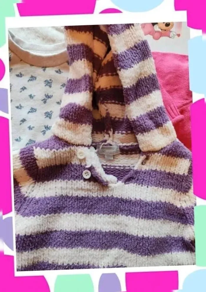 Lot de 3 pulls taille 18 mois - photo numéro 9