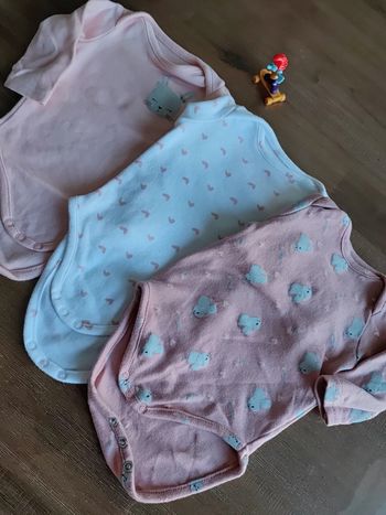 Lot de 3 bodies manches longues