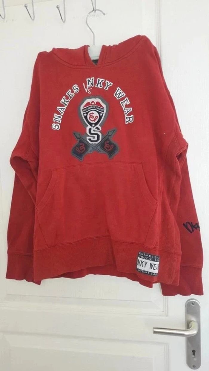 pull rouge garçon 12ans