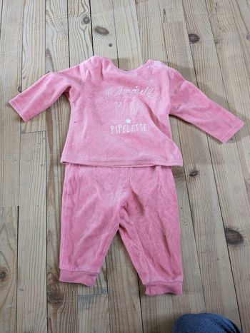 Pyjama 2 pièces polaire