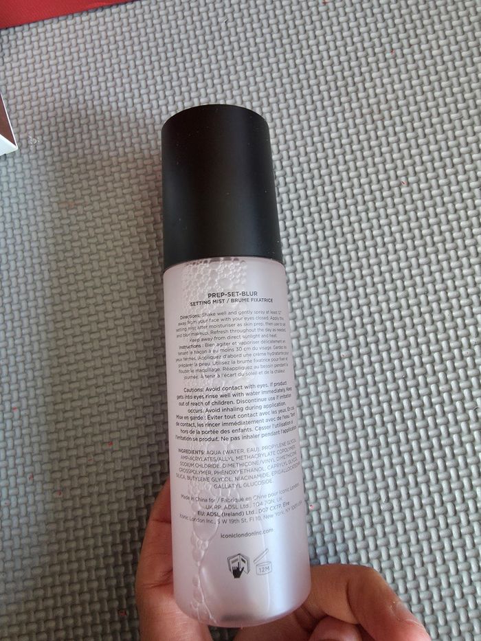 Brume fixatrice iconic london - photo numéro 3