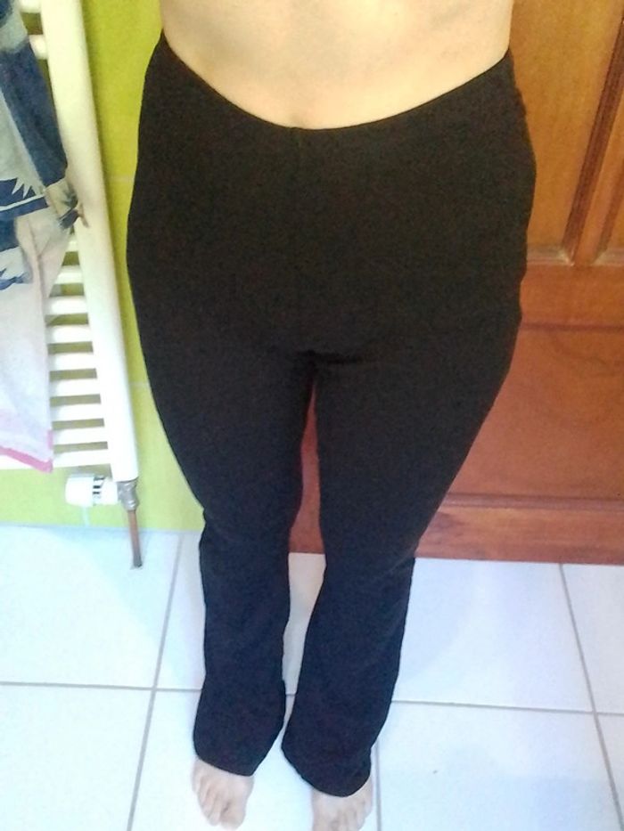 Legging noir femme patte d'éléphant Undiz - photo numéro 3