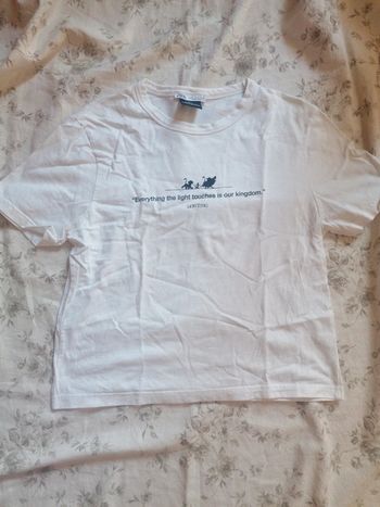 T shirt zara le roi lion s blanc