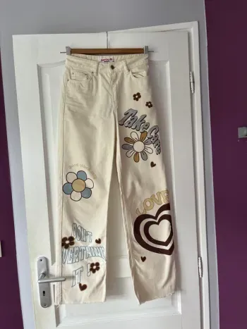 Jean beige straight – Don’t Call Me Jennyfer – T34