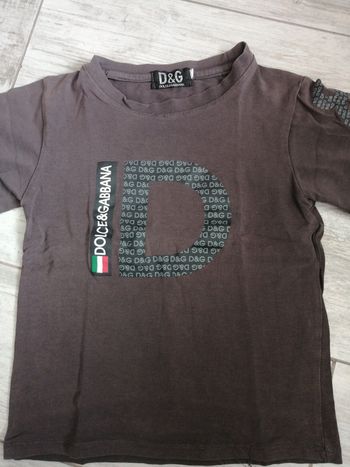 T shirt  dolce and gabbana t 5 ans