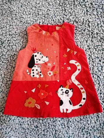 Robe fille taille 6 mois