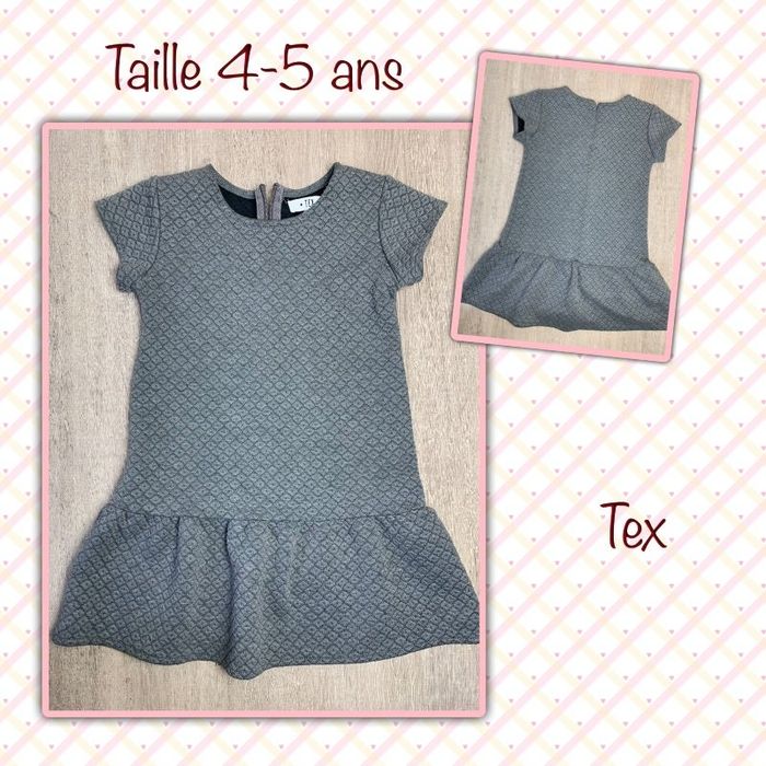 Robe MC avec volant en bas- taille 4-5 ans