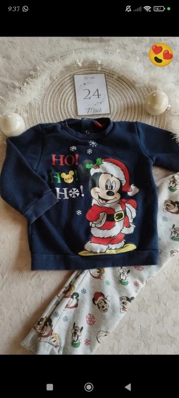 Ensemble Mickey de Noël