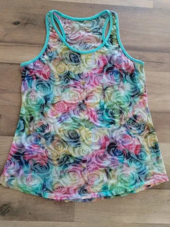 Débardeur fleuri femme taille 36