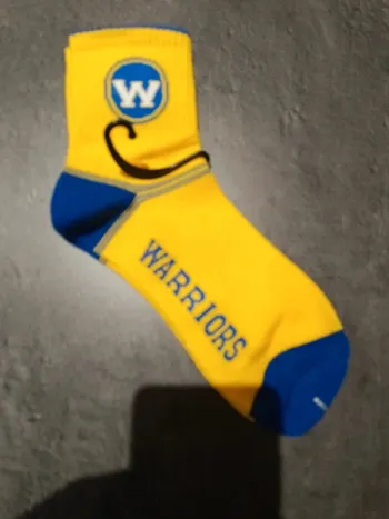 Chaussettes NBA golden state warriors jaune