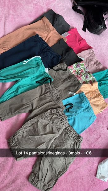 Lot 14 pantalons/leegings