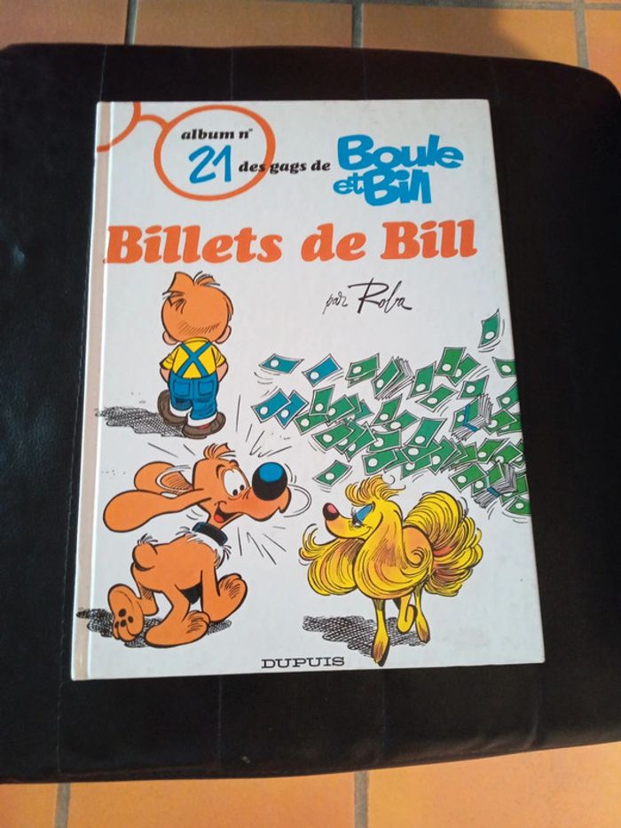Bd album 21 des gags de Boule et Bill billets de Bill - photo numéro 2