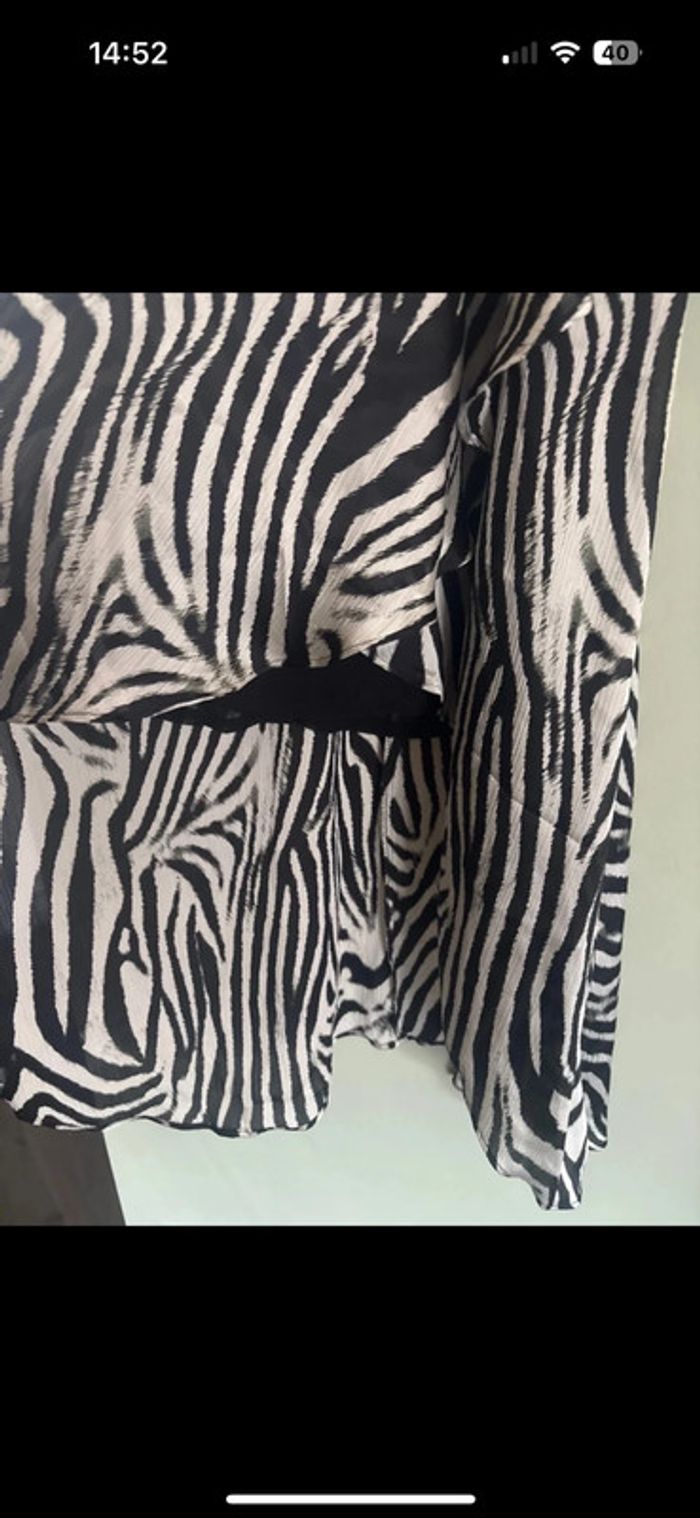 Robe mango imprimé zèbre - photo numéro 4