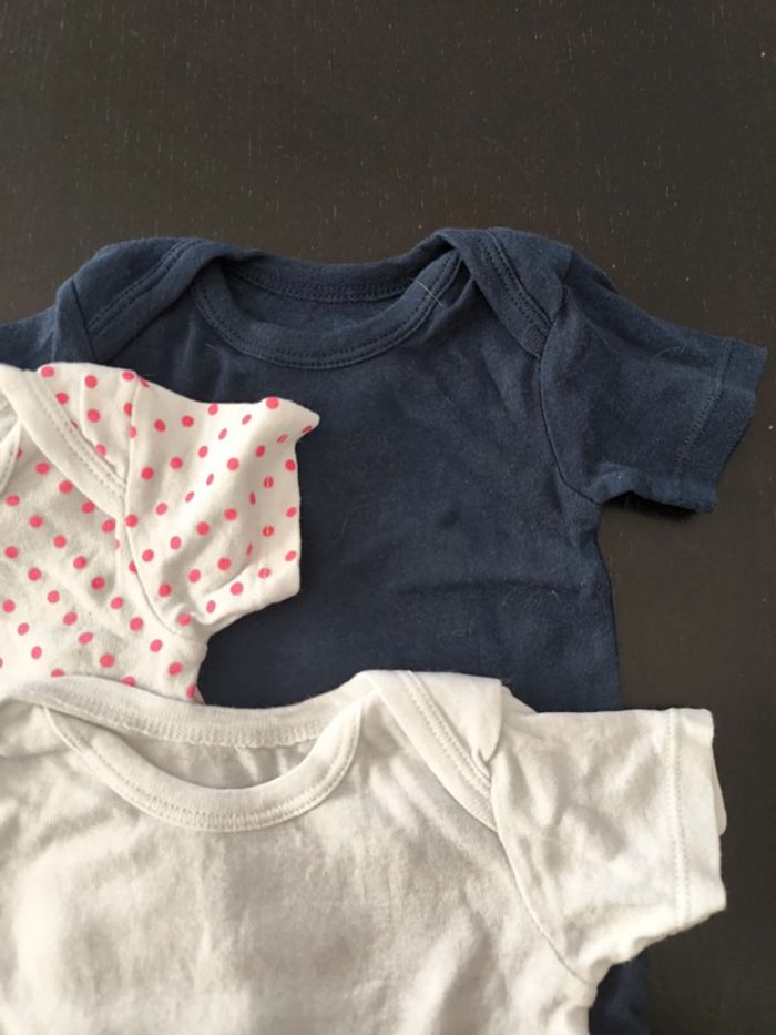 Lot bodies manches courtes - photo numéro 3