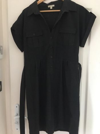 Sublime robe d’hiver midi 123 gris anthracite 42