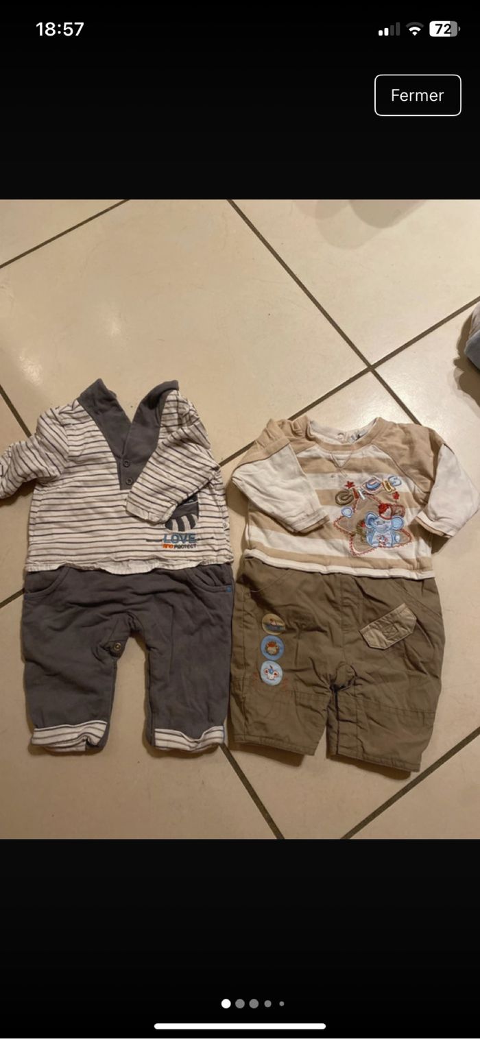Ensemble combi bébé 3 mois obaibi