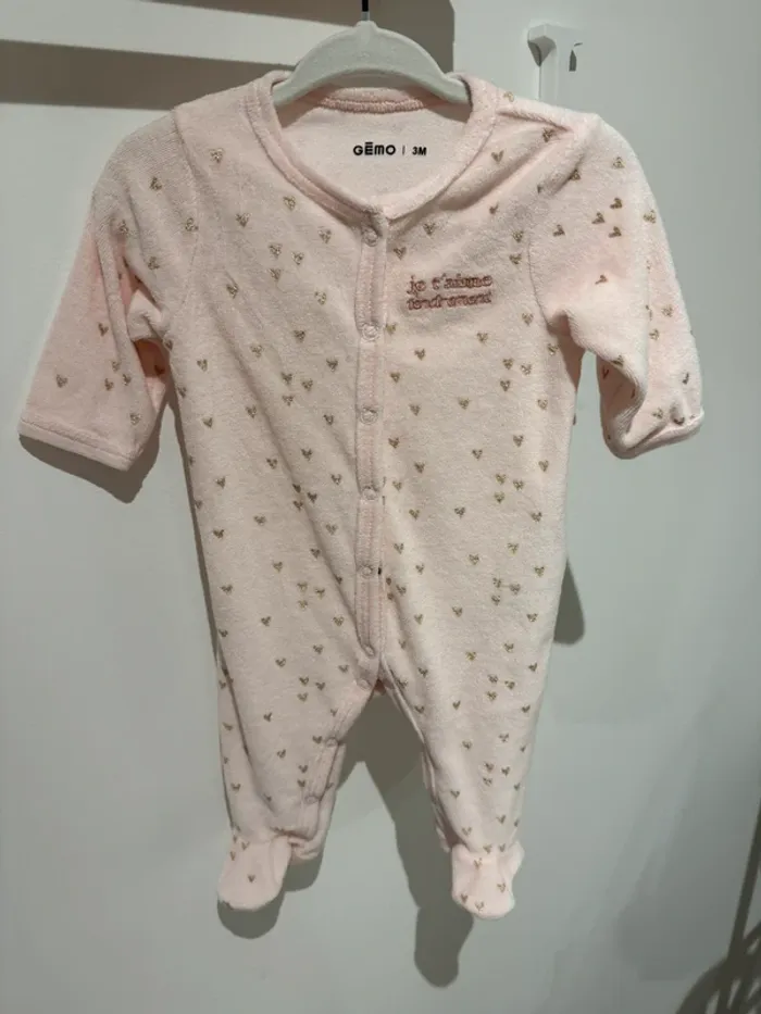 Grenouillère pyjama dors bien bebe
