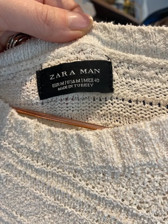 Pull homme long Zara - photo numéro 3