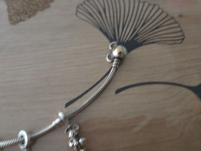 Bracelet 100 ans mickey Pandora et 3 charms - photo numéro 3