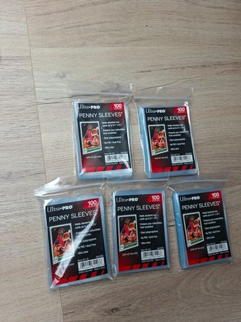 Lot de 500 sleeves protection classique souple pour cartes Pokémon ultra pro