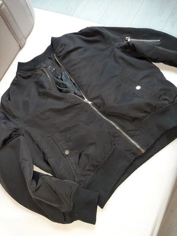 Veste Bombers noir femme