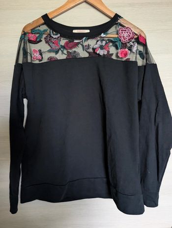 Sweat fantaisie fleurs