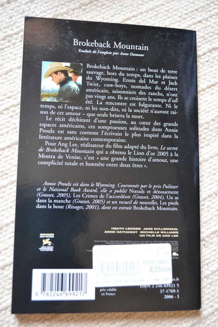 Livre Brokeback Mountain " Annie Proulx " - photo numéro 2